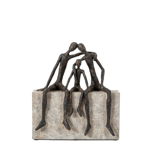 THE THREE OF US SCULPTURE Curated by simply Hazel