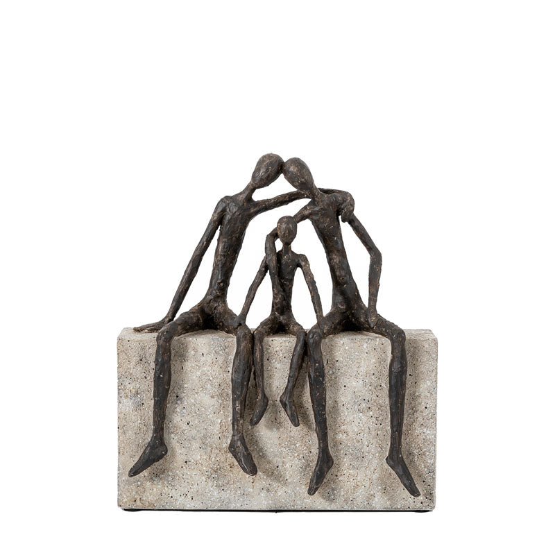 THE THREE OF US SCULPTURE Curated by simply Hazel