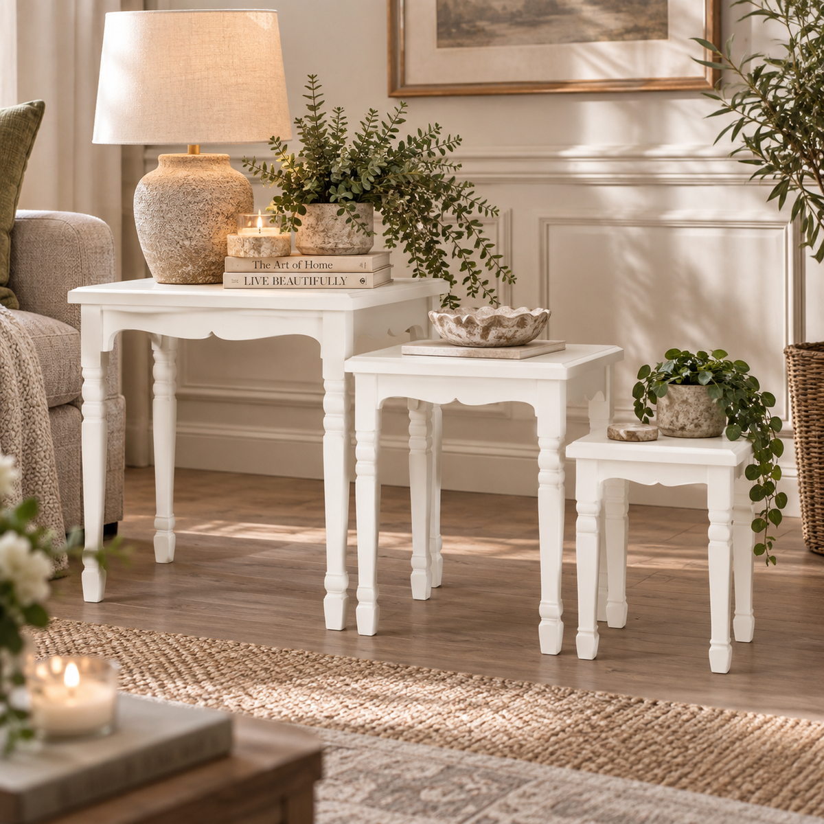 HENDRA NESTING TABLES – SET OF 3 by simply Hazel