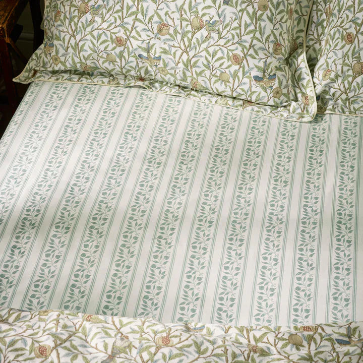 BIRD AND POMEGRANATE FITTED SHEET by William Morris at Home