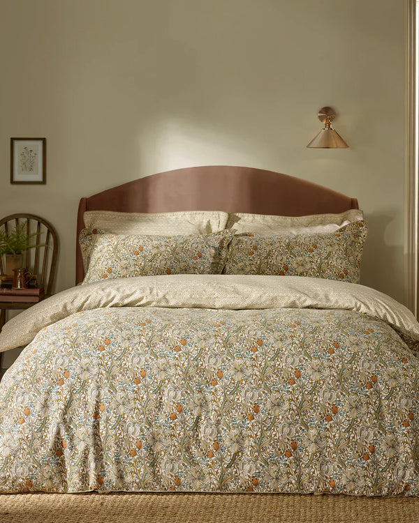 GOLDEN LILY DUVET COVER SET by William Morris at Home