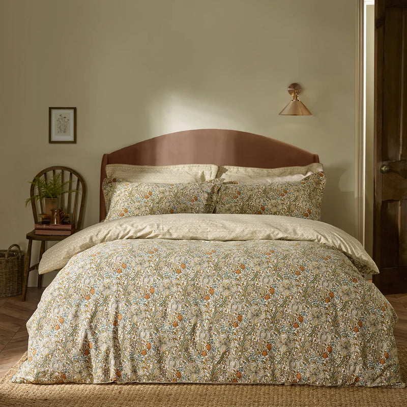 GOLDEN LILY DUVET COVER SET by William Morris at Home