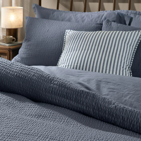 HEBDEN RELAXED WAFFLE DUVET COVER SET by Yard