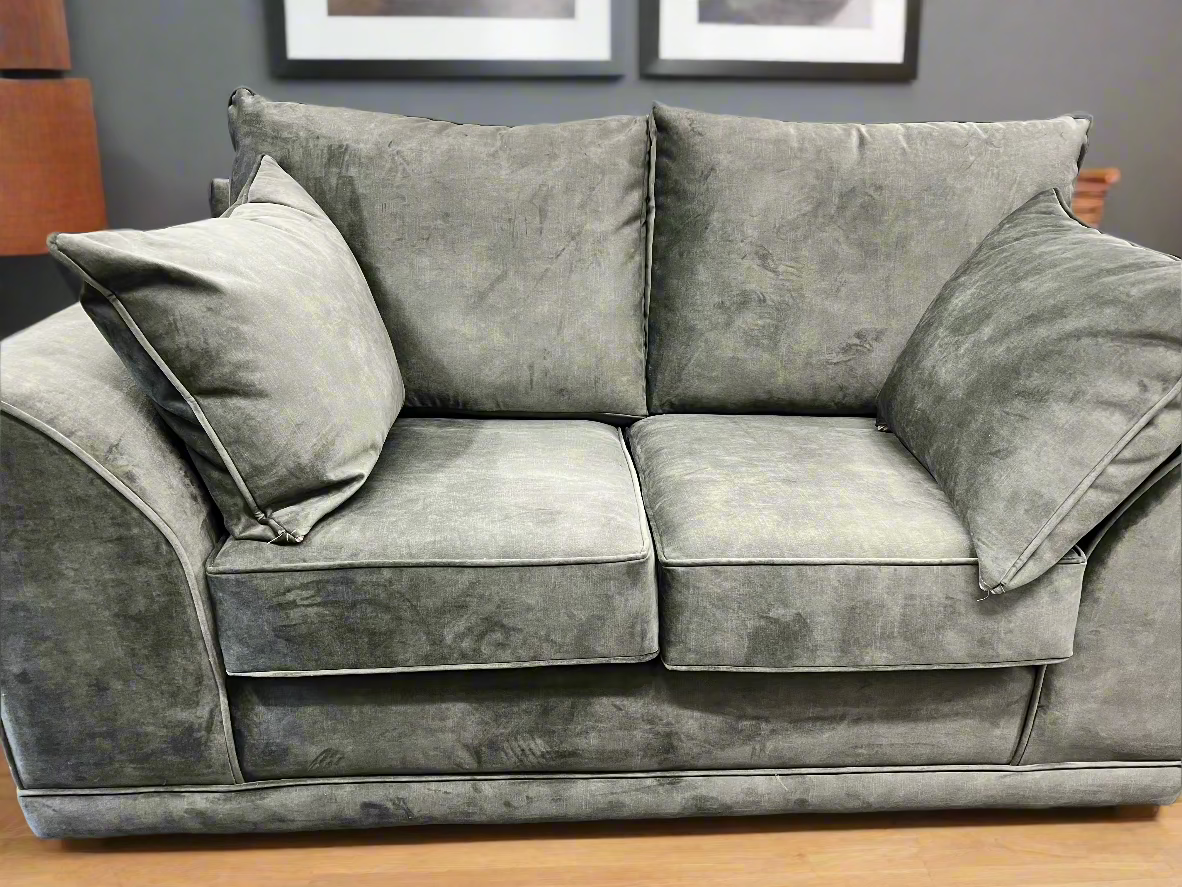 Brigid -  2 seat custom Irish Made sofa in Forest Green (bespoke options available)