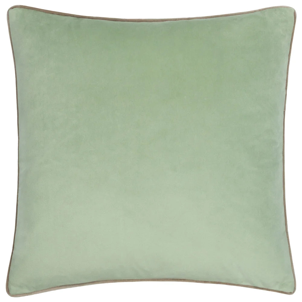MERIDIAN VELVET FEATHER-FILLED CUSHION by Furn