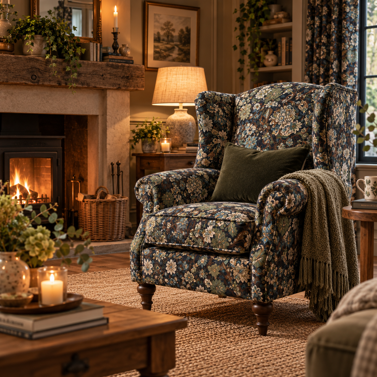 PRINCESS MAYA WINGBACK ARMCHAIR – KANDESH SMALL AFTER EIGHT by simply HAZEL