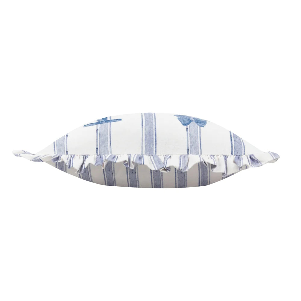 NOORTJE RUFFLE BOWS PRINTED CUSHION Multicolour by Furn