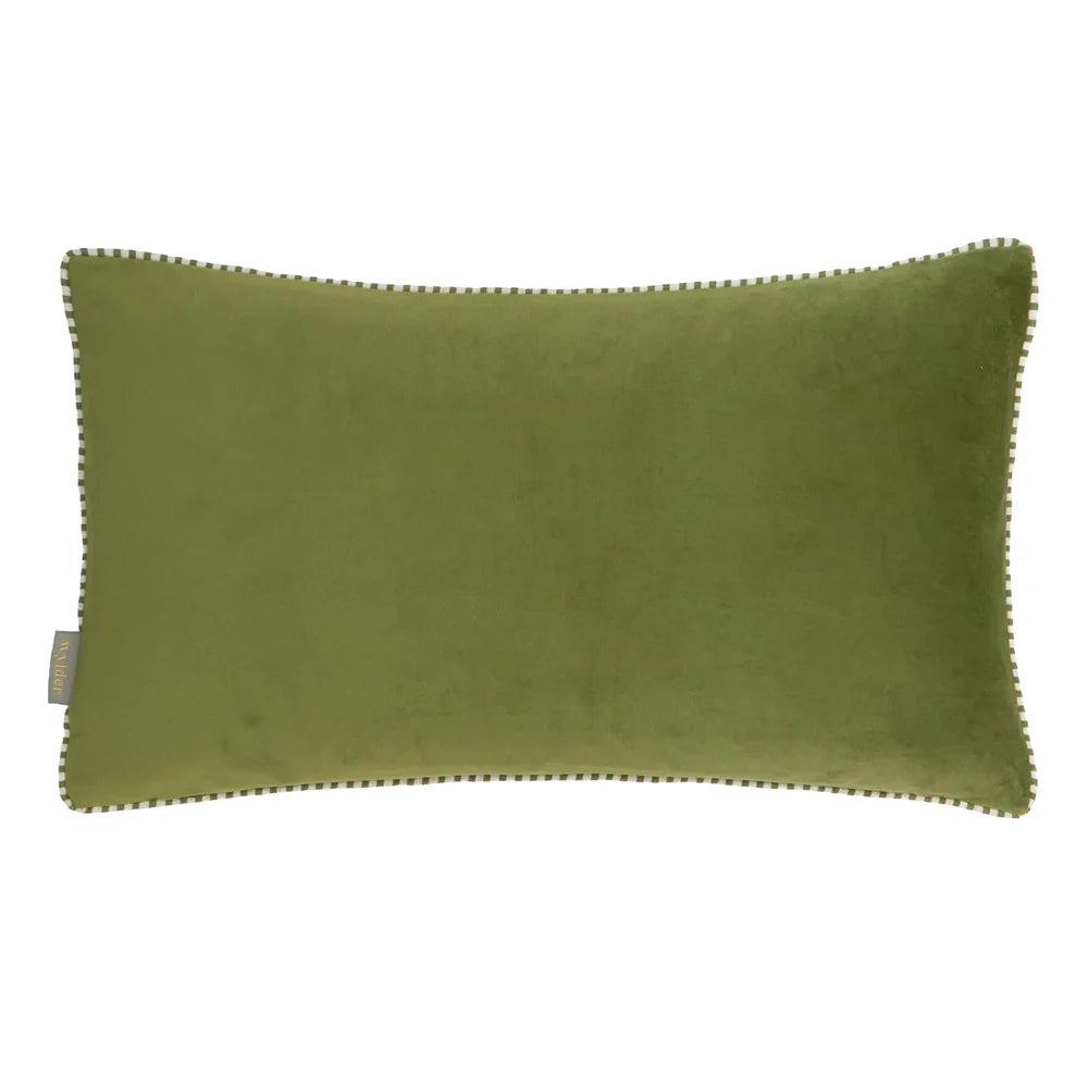 RAMBLE HARES TUFTED CUSHION Sage by Wylder