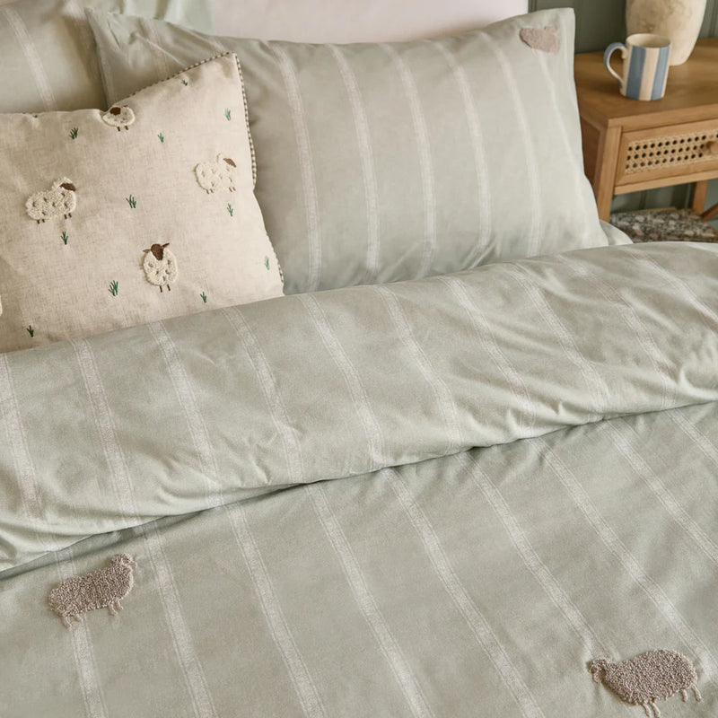 RAMBLE SHEEP 100% COTTON DUVET COVER SET by Wylder