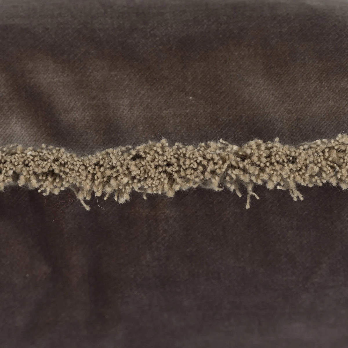ELODIE VELVET FRINGE CUSHION by Scatter Box