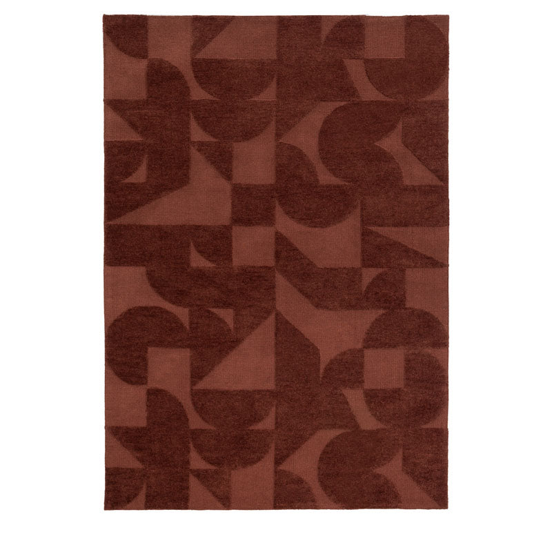 CORTLAND BLOCK RUG – OLIVE & NUTMEG  | Gallery