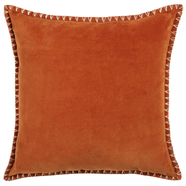 STITCH EMBROIDERED FEATHER FILLED CUSHION by ADDITIONS (Voyage Maison)