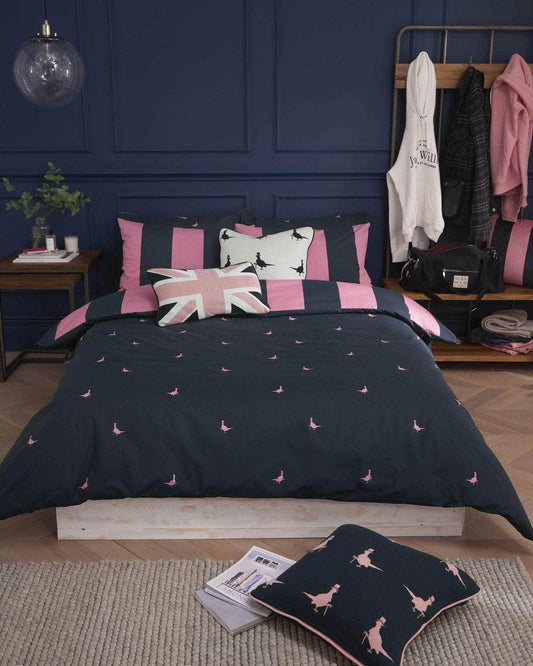 Ashley Wilde Bedspread Jack Wills Heritage Stripe Navy-Pink Bedding