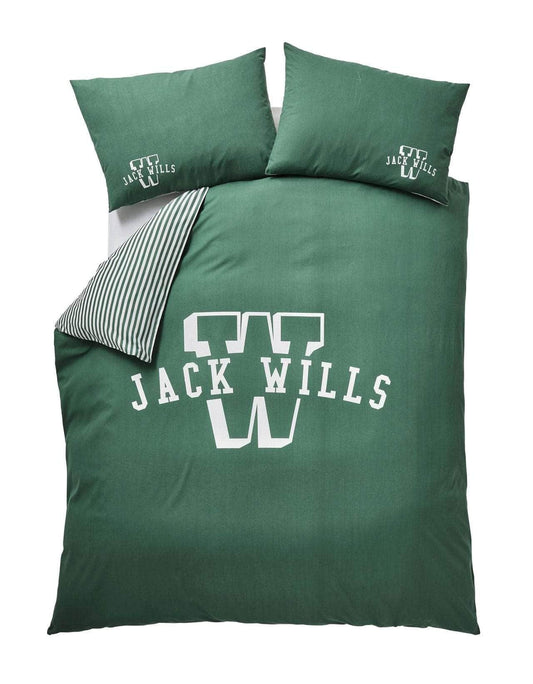 Ashley Wilde Bedspread Jack Wills Varsity Dark Green Bedding