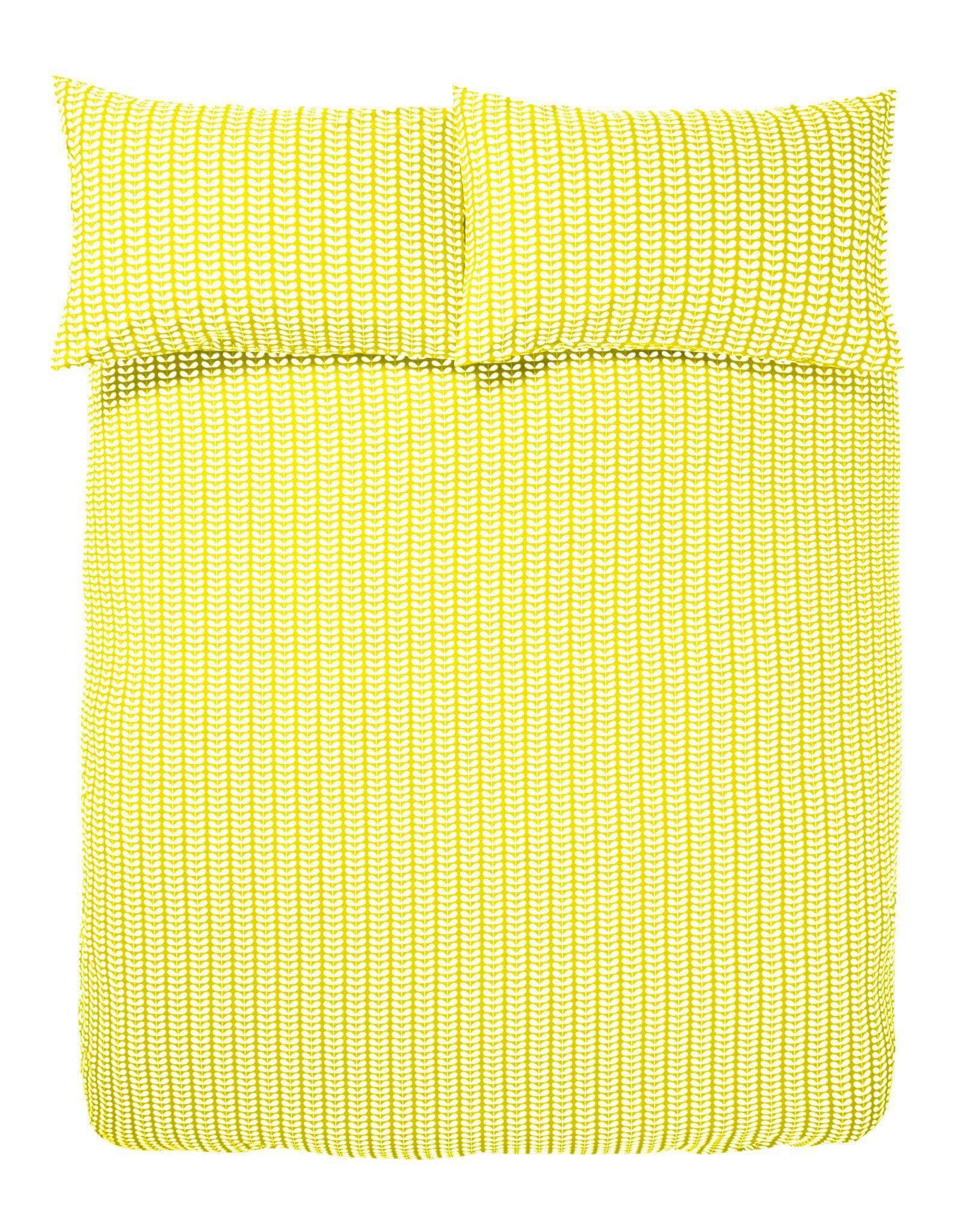 Ashley Wilde Bedspread Tiny Stem Yellow Bedding by Orla Kiely