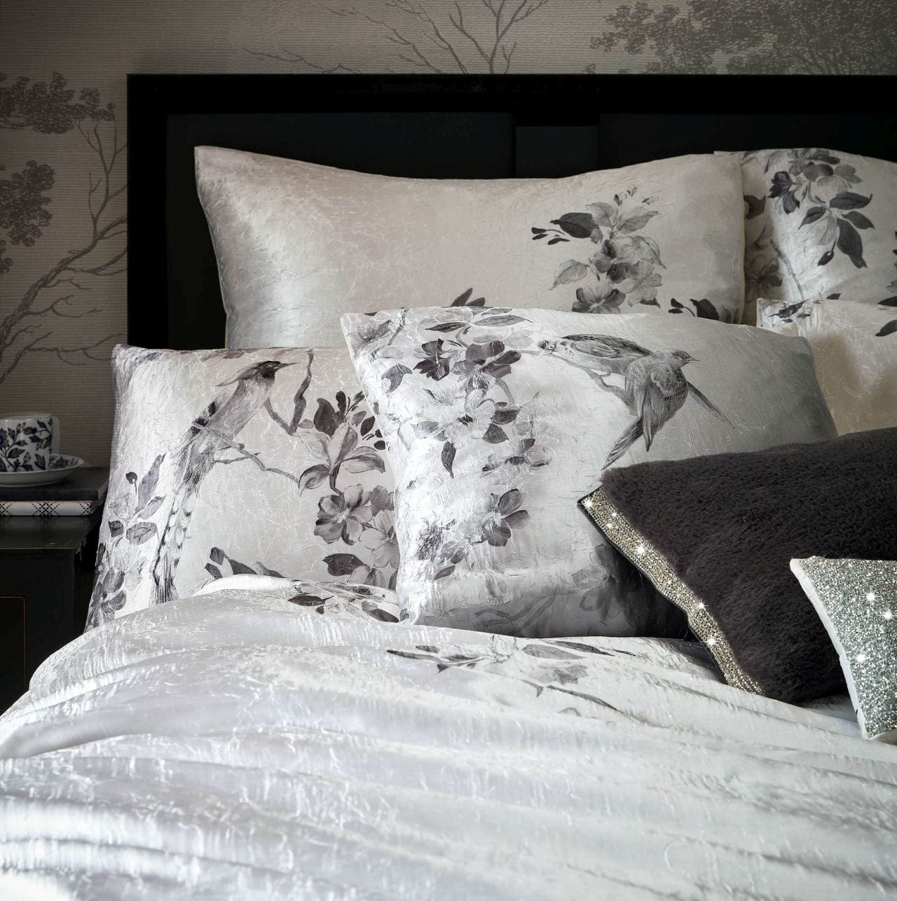Ashley Wilde Interior Design Range Double Duvet set Antara Mist Bedding by Rita Ora