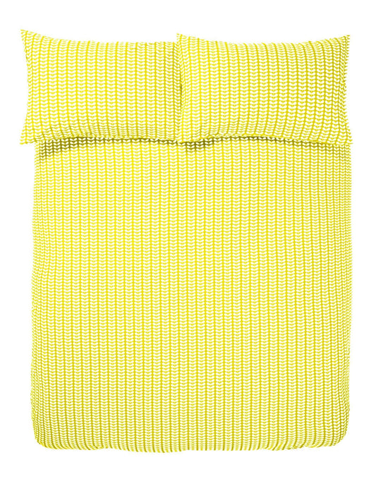 Ashley Wilde Interior Design Range Tiny Stem Yellow Bedding by Orla Kiely