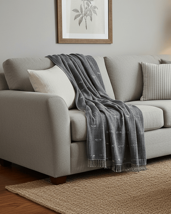 BEE GRANITE THROW by Sophie Allport