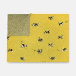 Ashley Wilde Throw Cath Kidston Honey Bee Yellow Throw (125cm x 150cm)