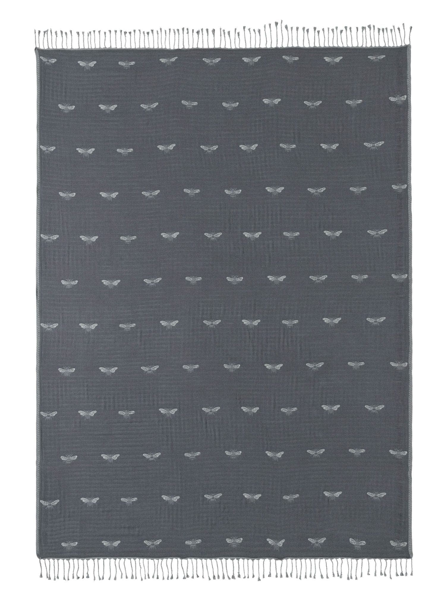 Ashley Wilde Throw Sophie Allport Bee Granite Throw (150cm x 200cm)