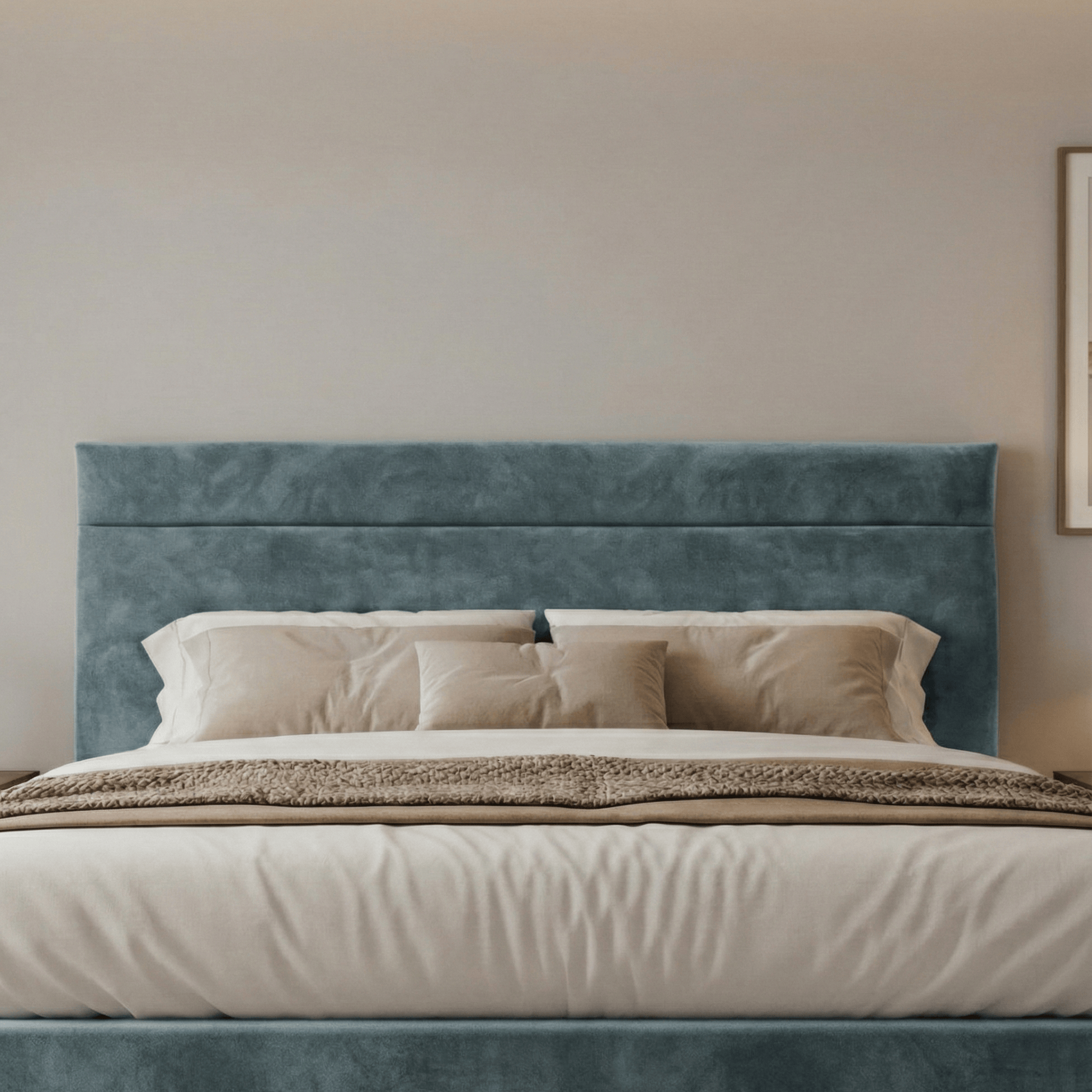 Aurora Aurora Headboard Single 3ft / Spiced Velvet Petrol AURORA STANDARD MILAN 27" HEADBOARD by Aurora