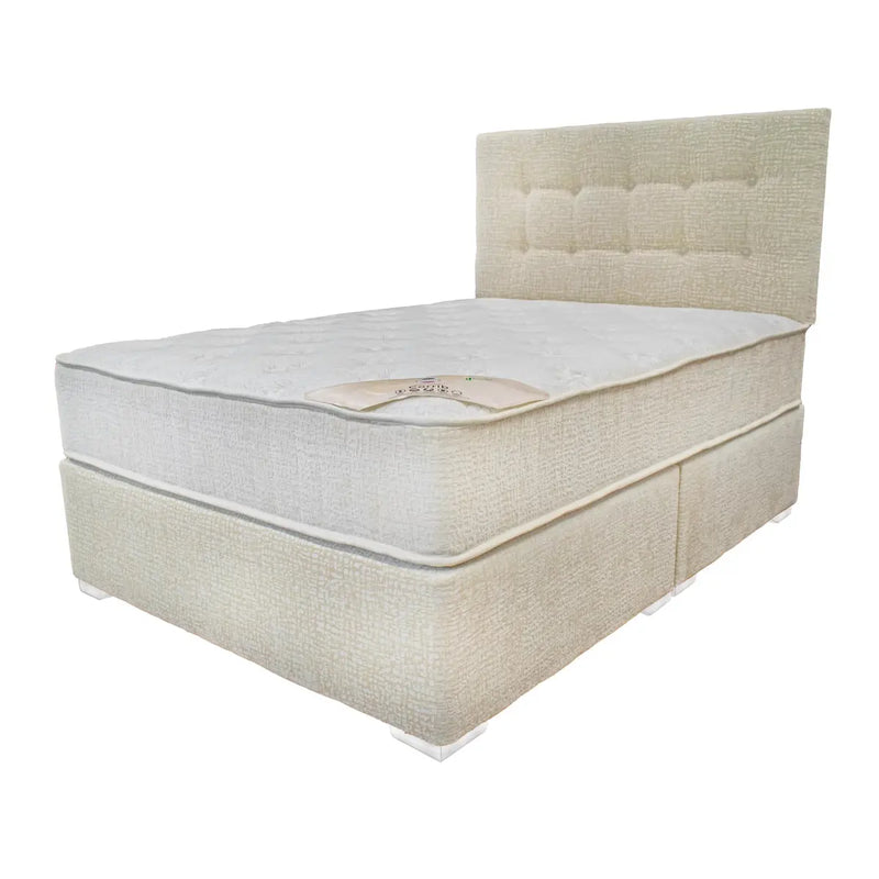 CORRIB MATTRESS & DIVAN BED SET MINK by Aurora Beds