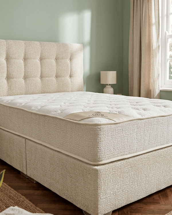 CORRIB MATTRESS & DIVAN BED SET MINK by Aurora Beds