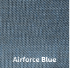 Aurora Bed Complete Single 3ft / Airforce Blue Aurora VERONA Standard 27 inch Headboard