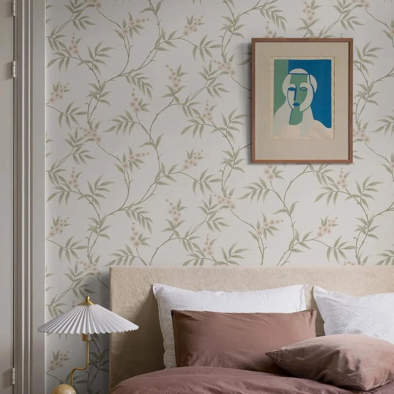 Floral Tree White – by Boråstapeter