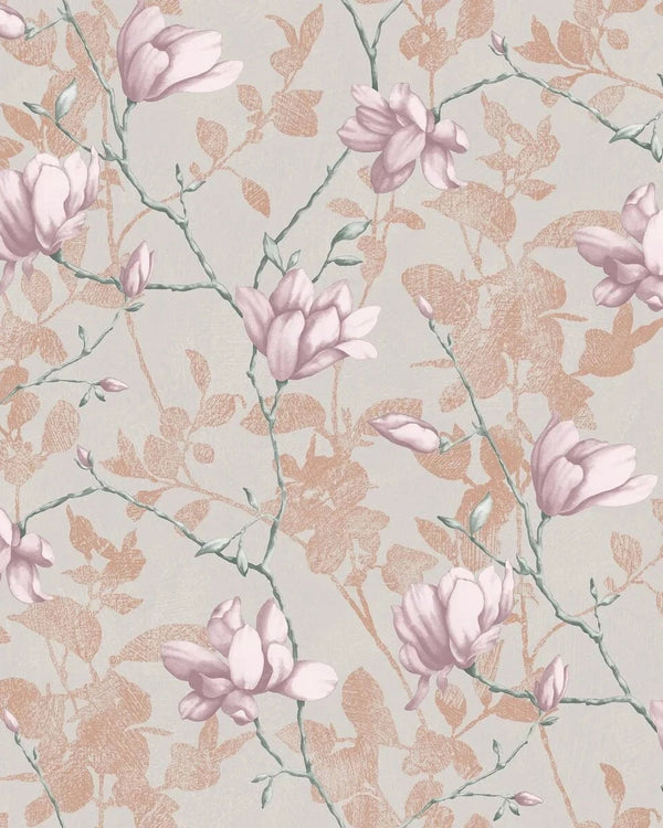 Lilly Tree Blush Wallpaper by Boråstapeter (10 metre roll)