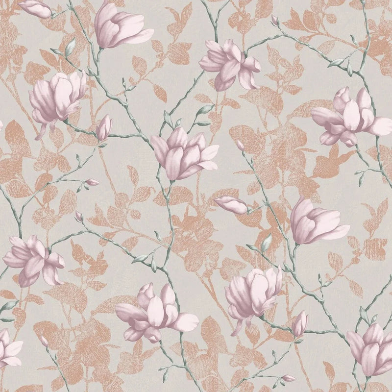 Lilly Tree Blush Wallpaper by Boråstapeter (10 metre roll)