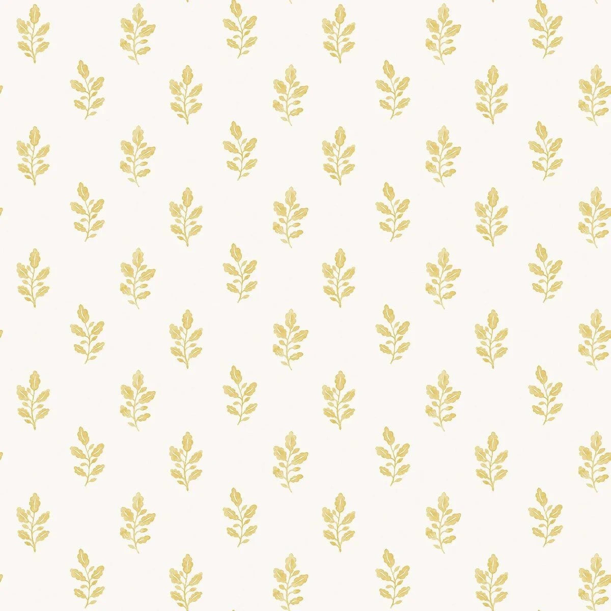 Boråstapeter Boråstapeter Wallpaper Little Oak Yellow – by Boråstapeter (10 metre roll)