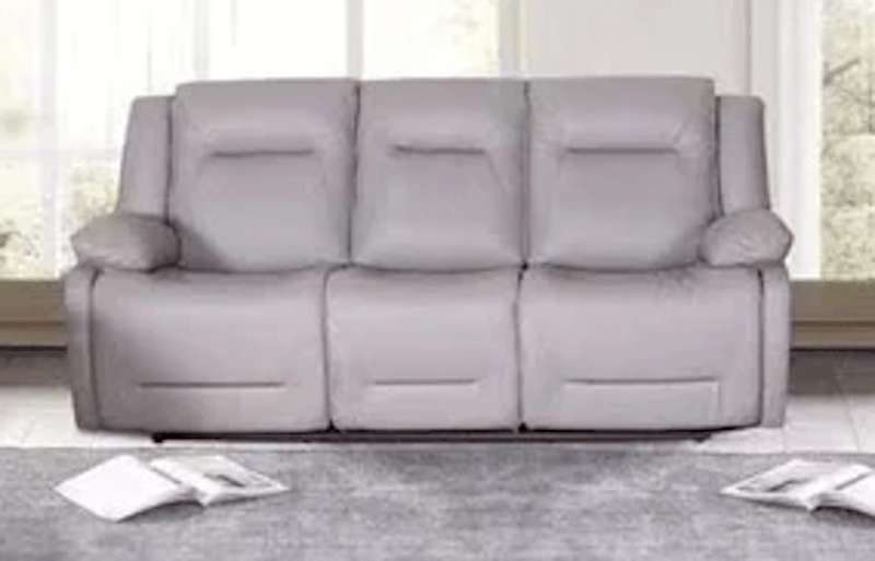 Brennans suite Sherwood 1 x 3 Seater Sofa/1 x 2 Seater Sofa/1 x Armchair – Full Leather in Taupe (3,2,1) Bundle