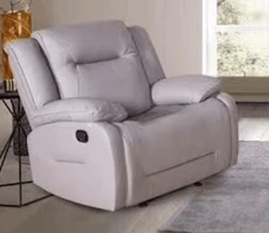 Brennans suite Sherwood Recliner Chair – Full Leather in Taupe