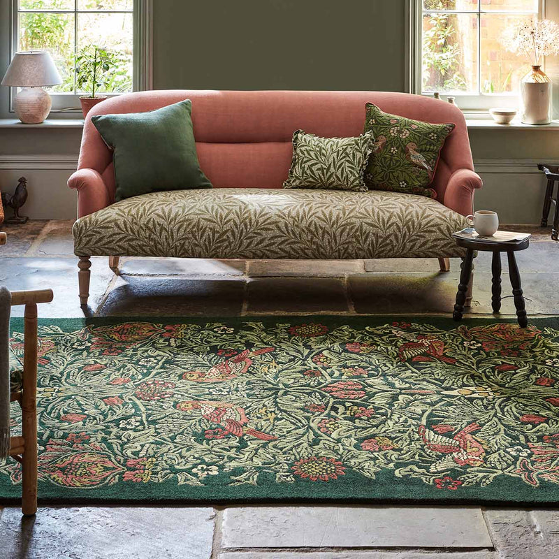 BIRD PURE WOOL RUG  by Morris & Co (Brink & Campman)