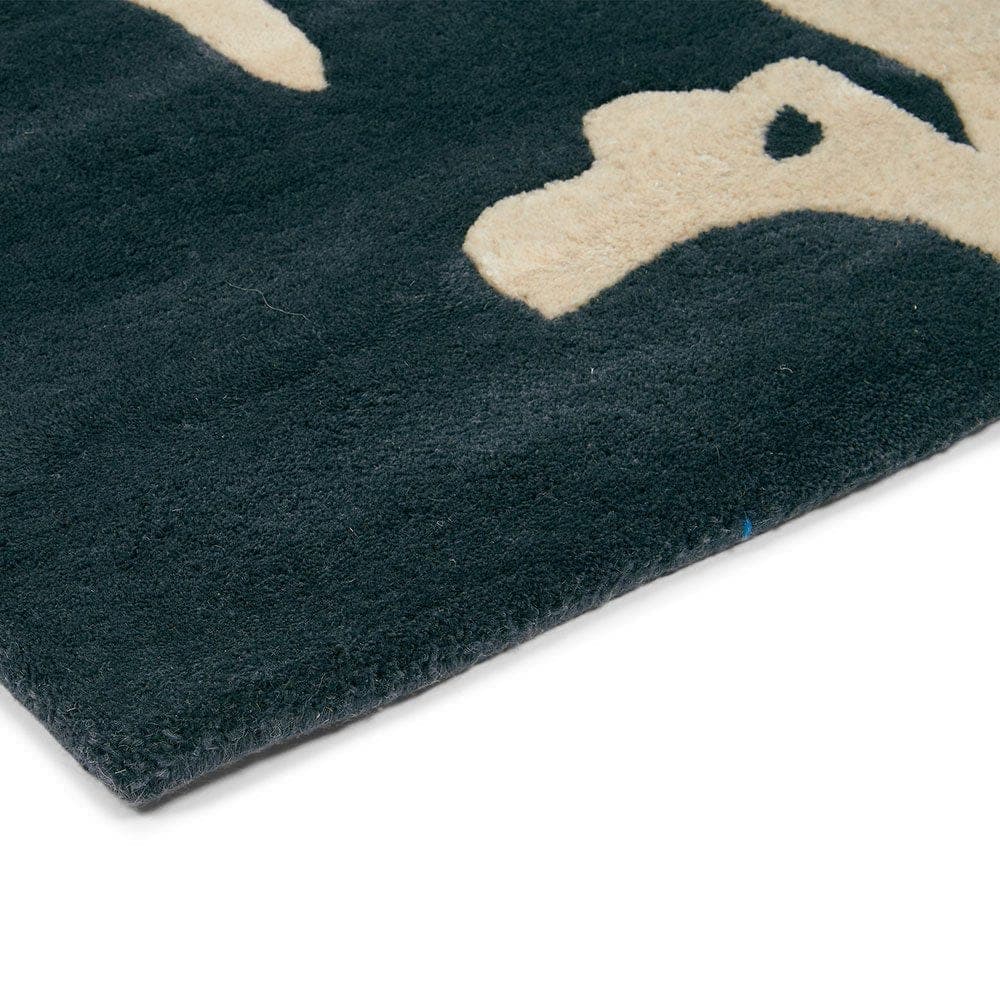 Brink & Campman Designer Rugs 170/240cm FLORENCE BROADHURST Japanese Floral Midnight