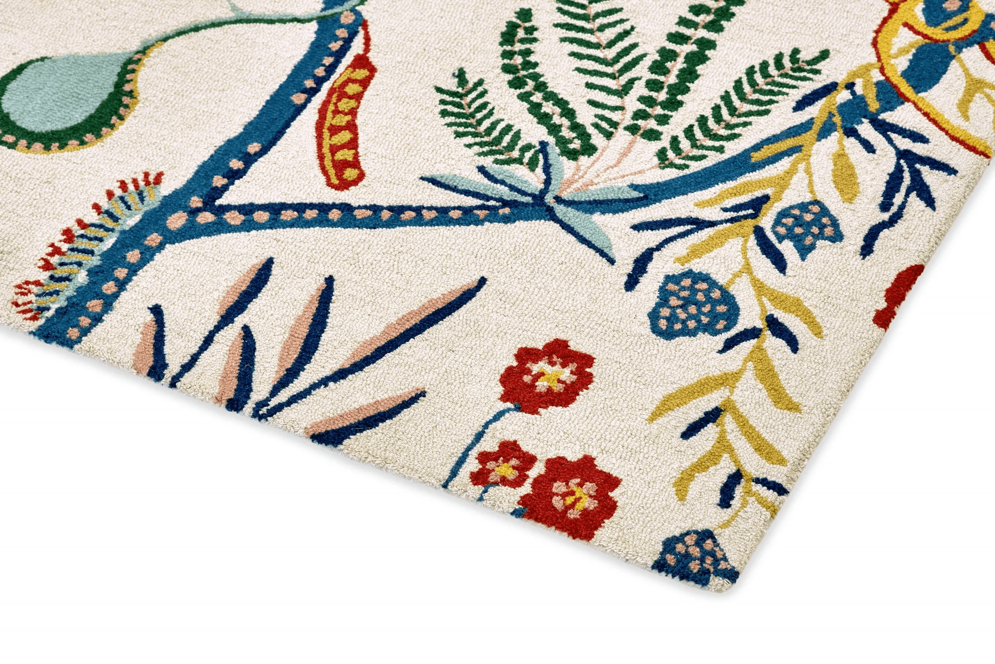 Brink & Campman Designer Rugs JACKFRUIT & THE BEANSTALK  Chai / Sage | Design No. 125706 by Scion