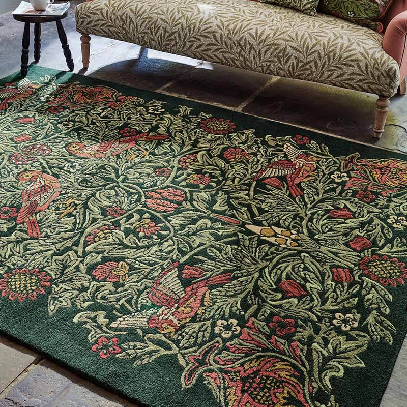 BIRD PURE WOOL RUG  by Morris & Co (Brink & Campman)