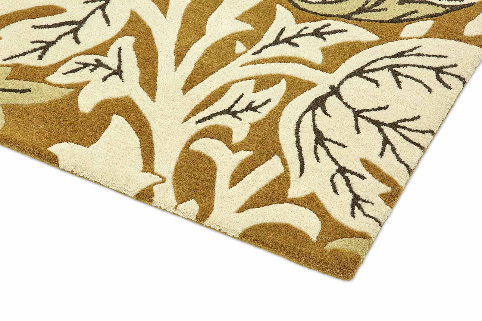 Brink & Campman Designer Rugs Morris & Co. Elmcote Gold Pure New Wool Rug by Brink & Campman