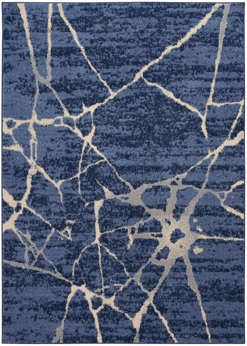 Calvin Klein (Nourison & Home) Designer Rugs 152cm x 97cm Calvin Klein RIVER FLOW  BLUE by Nourison & Home