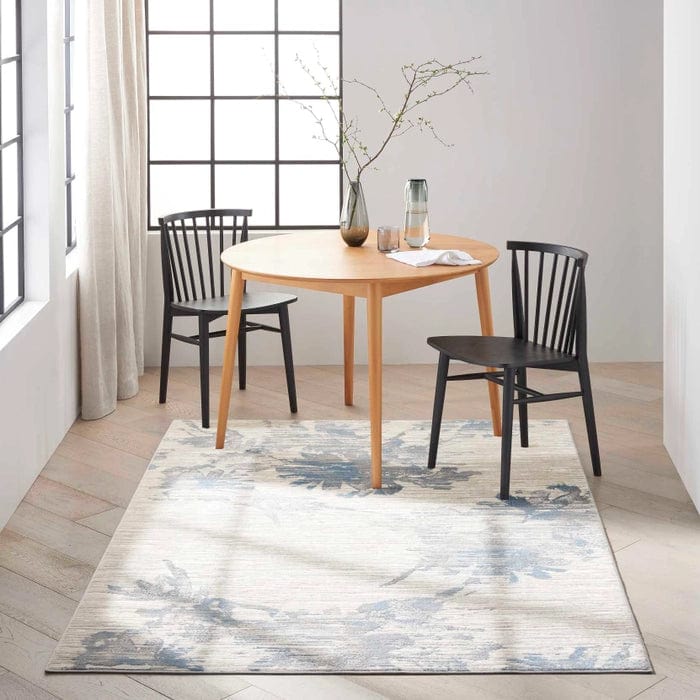 Calvin Klein (Nourison & Home) Designer Rugs Calvin Klein ENCHANTING IVORY/GREY/BLUE by Nourison & Home