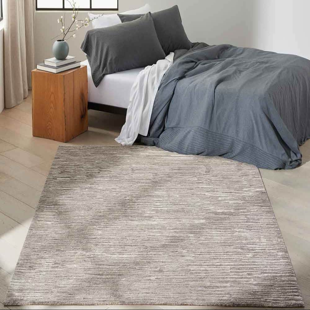 Calvin Klein (Nourison & Home) Designer Rugs CALVIN KLEIN LINEAR CK010 AREA RUG  by Nourison