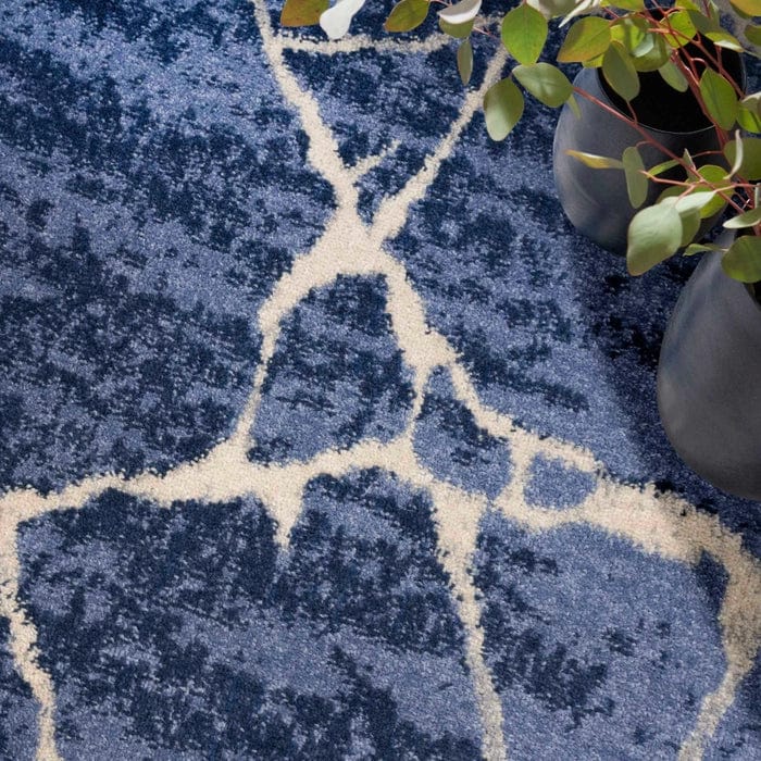 Calvin Klein (Nourison & Home) Designer Rugs Calvin Klein RIVER FLOW  BLUE by Nourison & Home