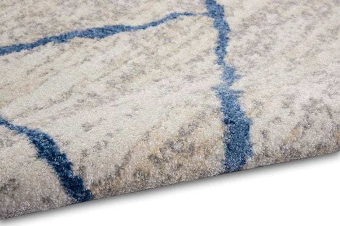 Calvin Klein (Nourison & Home) Designer Rugs Calvin Klein RIVER FLOW IVORY BLUE by Nourison & Home