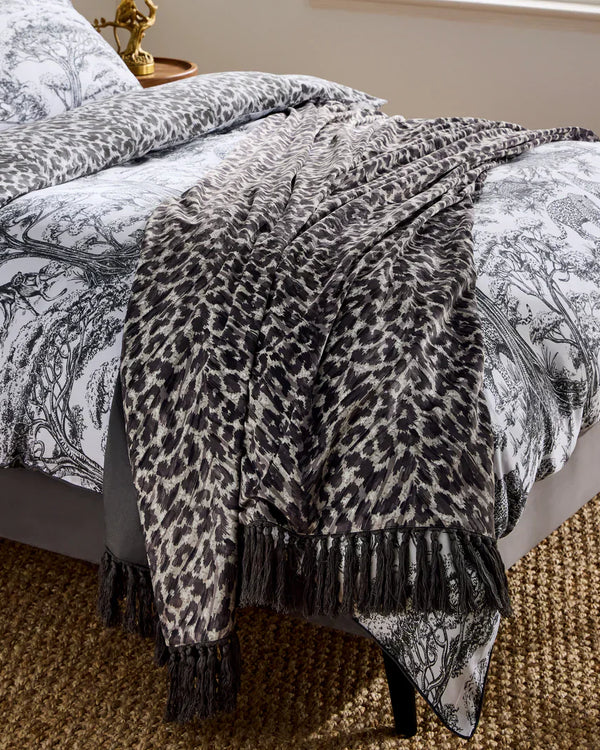 POKOT PRINTED VELVET THROW by Clarke & Clarke