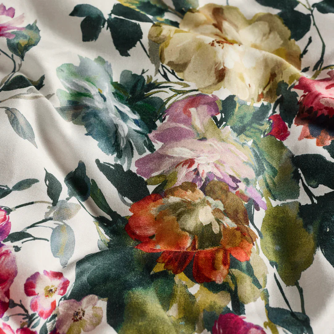Clarke & Clarke Duvet Cover set BLOOM 100% COTTON SATEEN DUVET COVER SET by Clarke & Clarke