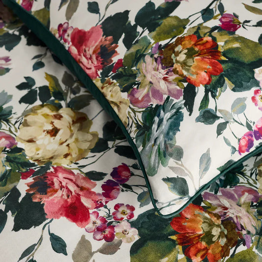 Clarke & Clarke Duvet Cover set BLOOM 100% COTTON SATEEN DUVET COVER SET by Clarke & Clarke