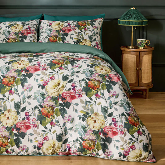 Clarke & Clarke Duvet Cover set BLOOM 100% COTTON SATEEN DUVET COVER SET by Clarke & Clarke