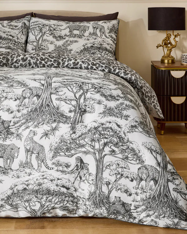 KISUMU REVERSIBLE 100% COTTON DUVET COVER SET by Clarke & Clarke
