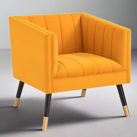 DERRYS Occasional tub Jackson Tub Chair in Mustard